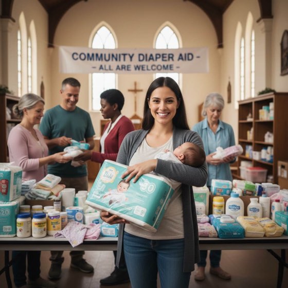 churches that help with diapers