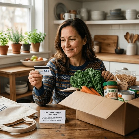 does thrive market take ebt