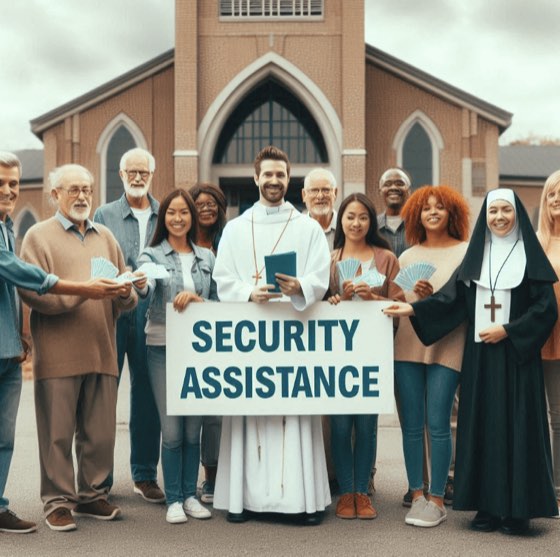 churches that help with security deposit