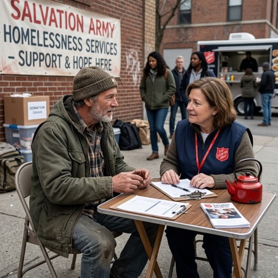 salvation army homelessness services