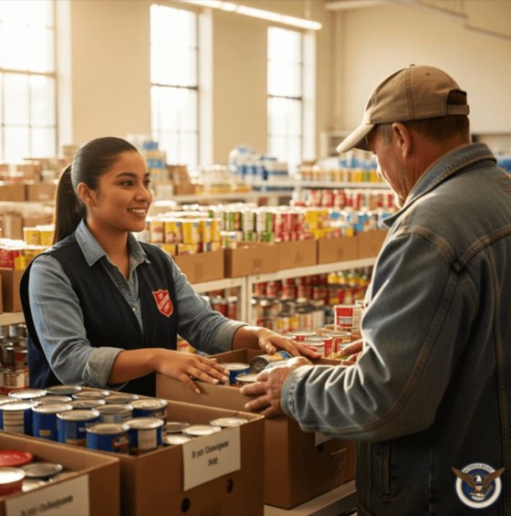 salvation army food pantry