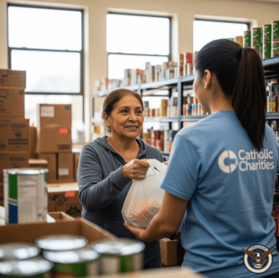 catholic charities food pantry schedule