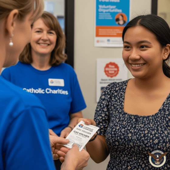 catholic charities gas vouchers