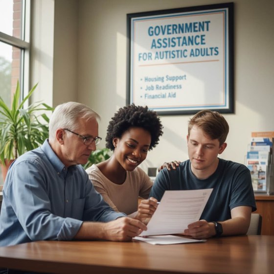 government assistance for autistic adults