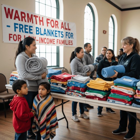 free blankets for low income families