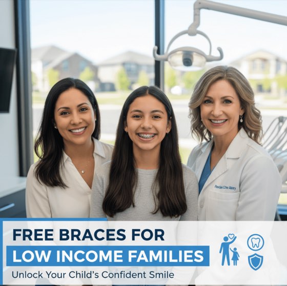 free braces for low income families