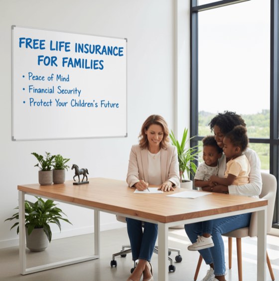 free life insurance for low income families