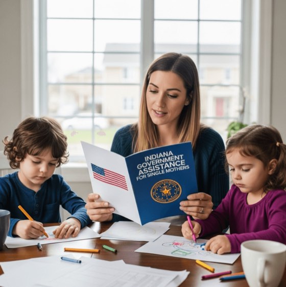 indiana government assistance for single mothers