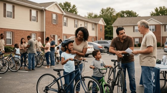 free bikes for low income families