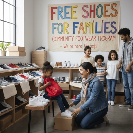 free shoes for low income families