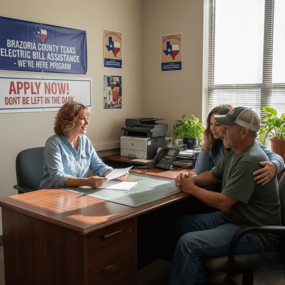 brazoria county texas electric bill assistance program
