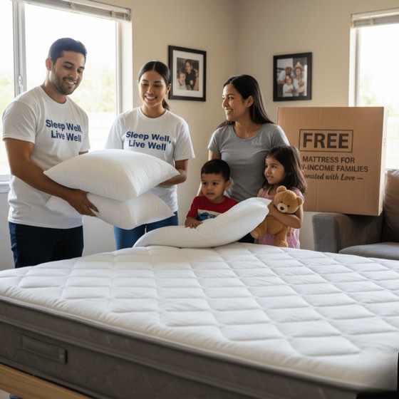 free mattresses for low income families