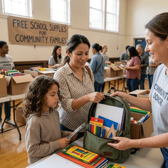 free school supplies for low income families