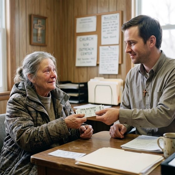 churches that help with bus tickets