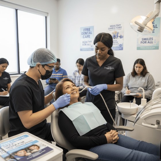 free dental work for low income adults
