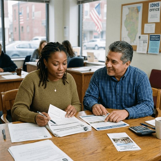 assistance with security deposit in illinois