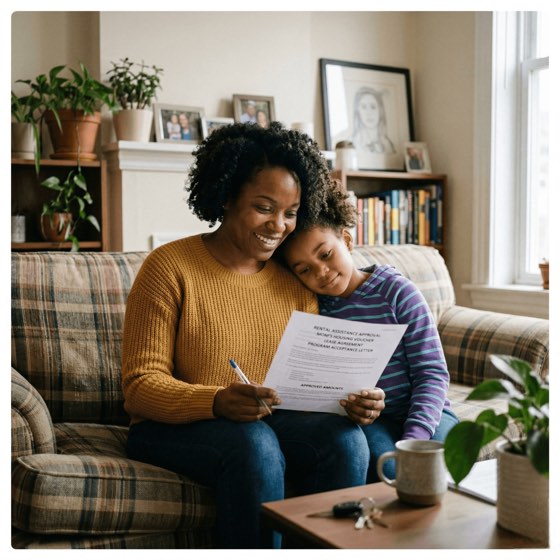 rental assistance for single moms