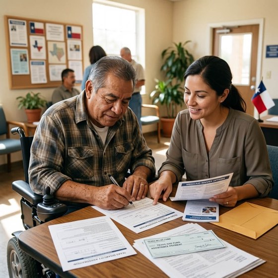 financial assistance for disabled adults in texas