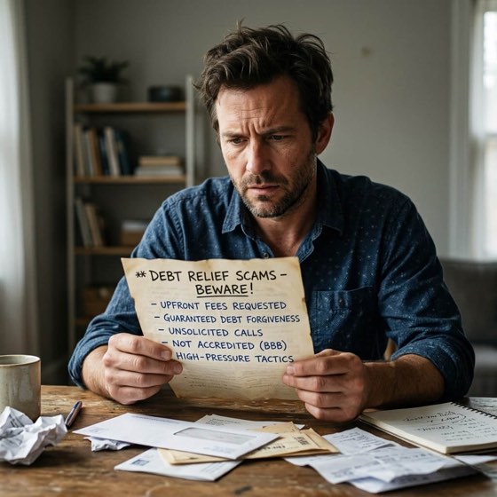 debt relief scams list