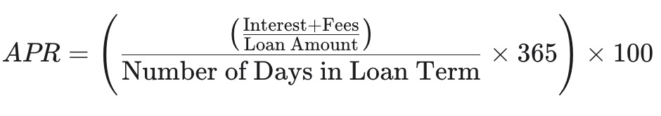 annual percentage rate