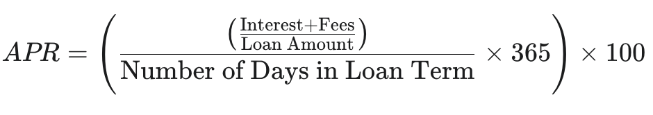 annual percentage rate