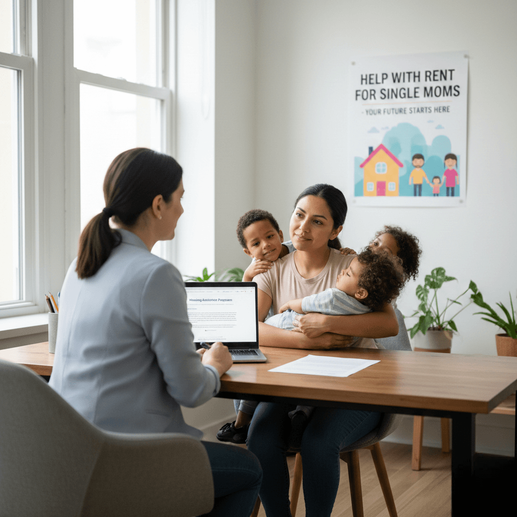 Help with rent for single moms: Apply for housing grants